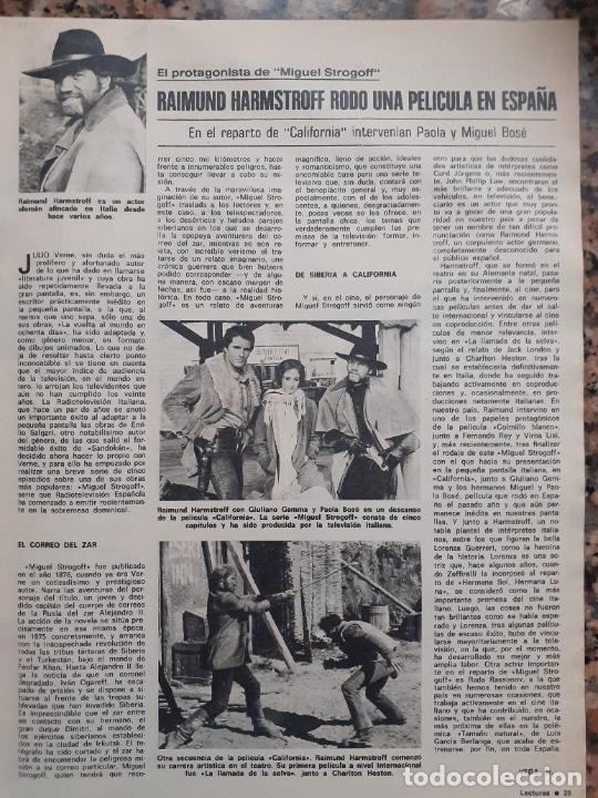 Coleccionismo de Revistas y Peri&oacute;dicos: raimund harmstroff giuliano gemma paola bose charlton heston