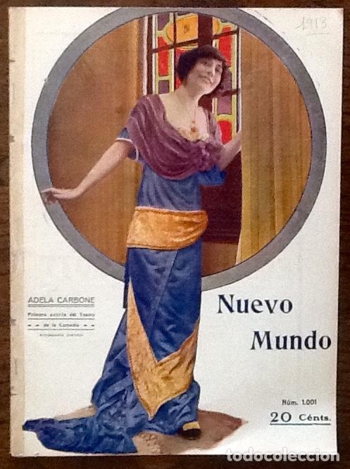 Coleccionismo de revistas y peri&oacute;dicos: REVISTA - NUEVO MUNDO - MARZO 1913.. EL ENVIO ESTA INCLUIDO.