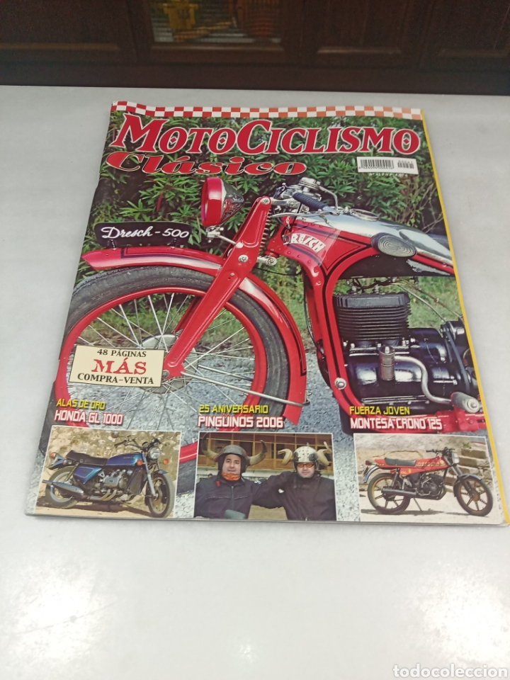 Coleccionismo de Revistas y Peri&oacute;dicos: Motociclismo cl&aacute;sico. N. 41. Dresch 500. Honda gl 1000. Montesa crono 125.