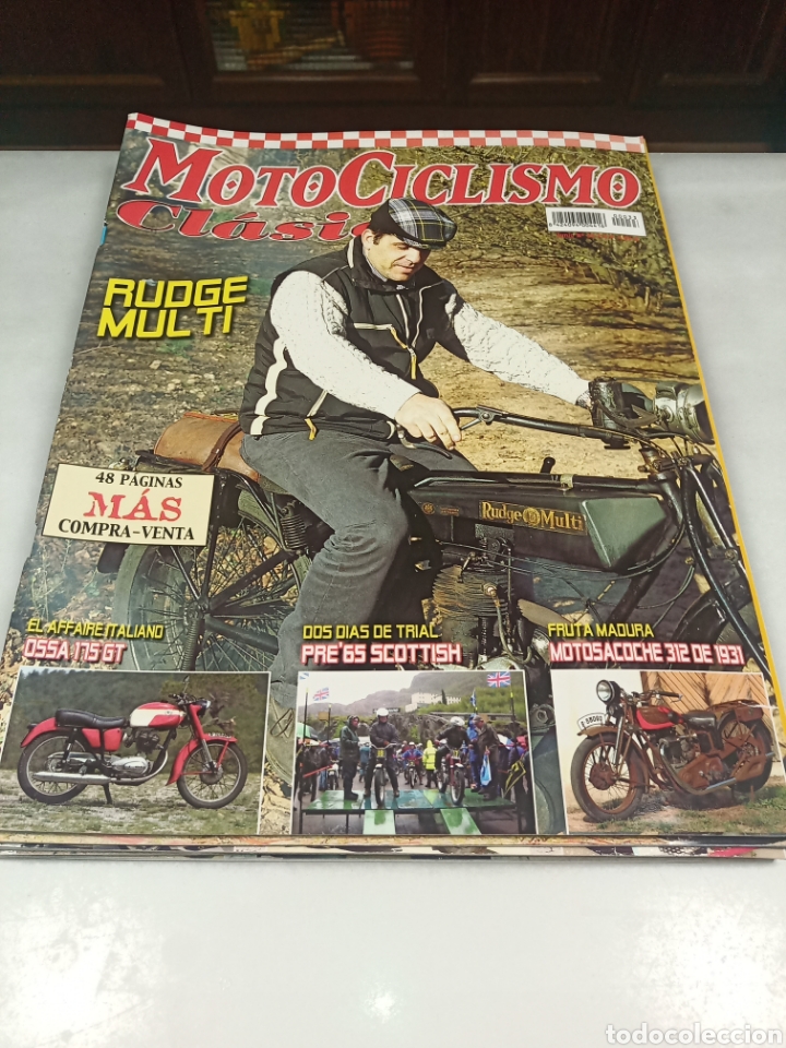 Coleccionismo de Revistas y Peri&oacute;dicos: Motociclismo cl&aacute;sico. N. 33. Rudge Multi. Ossa 175 gt. Motosacoche 312.