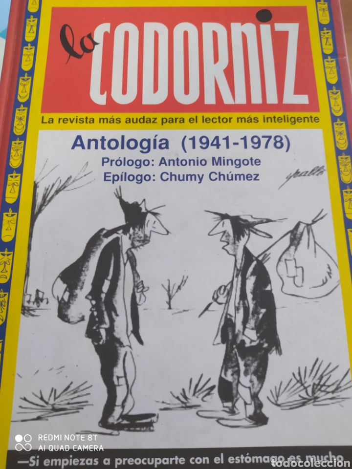 Coleccionismo de Revistas y Peri&oacute;dicos: LA CODORNIZ. ANTOLOG&Iacute;A 1941 - 1978. PR&Oacute;LOGO ANTONIO MINGOTE. EP&Iacute;LOGO CHUMY CH&Uacute;MEZ. TAPA DURA. P&Aacute;GINA