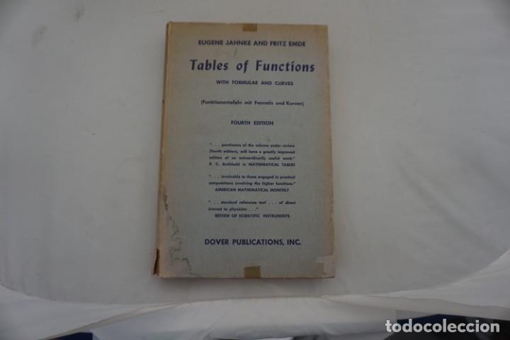 Coleccionismo de revistas y peri&oacute;dicos: AR-3/ TABLES OF FUNCTIONS WITH FORMULAE AND CURVES - RD. EUGENE JAHNKE / DOVER PUBLICATIONS