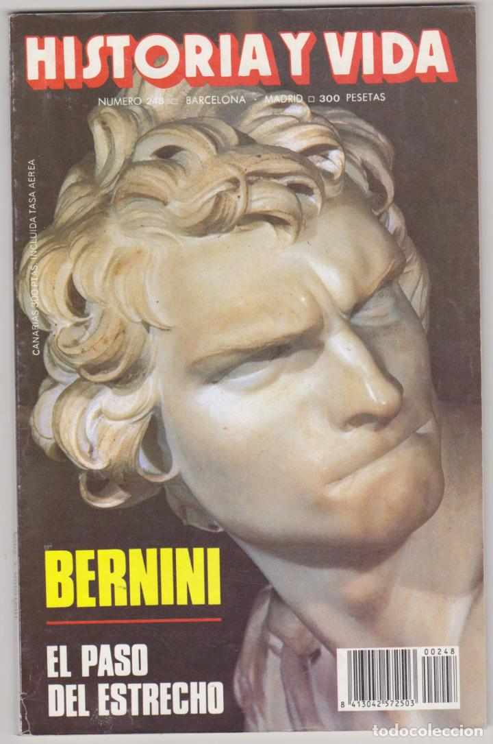 Collezionismo di Riviste e Giornali: Historia y Vida n&ordm; 248. Bernini. El Paso del Estrecho