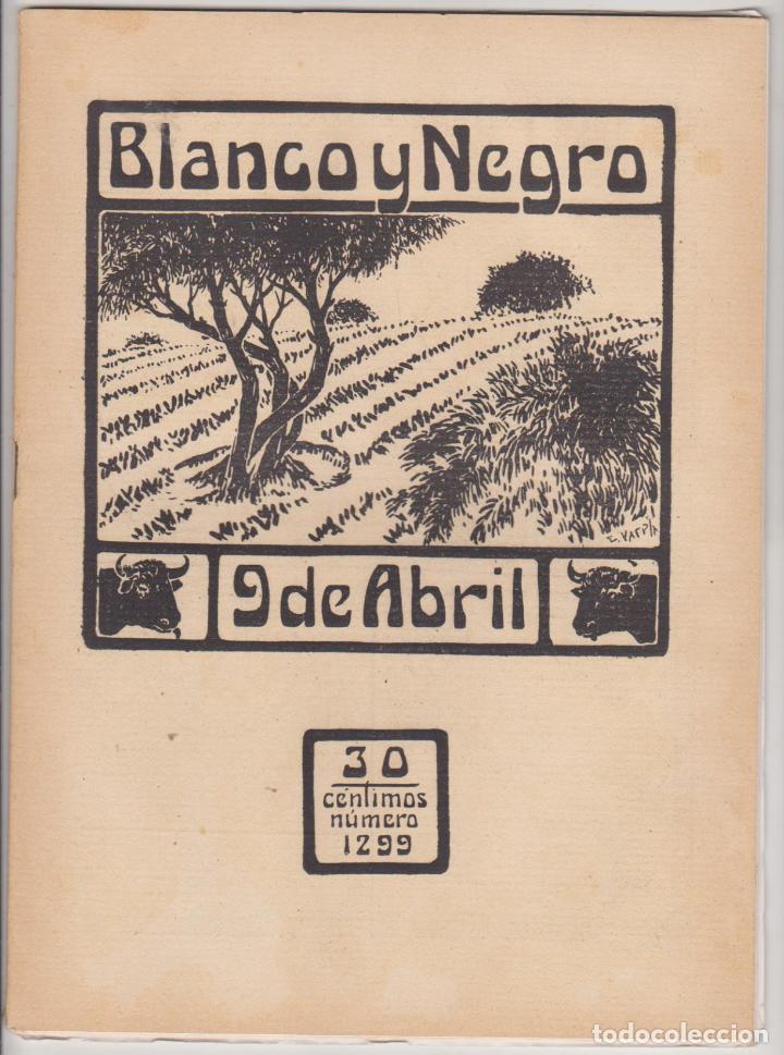 Collezionismo di Riviste e Giornali: Blanco y Negro n&ordm; 1299. Madrid 9 de Abril de 1916
