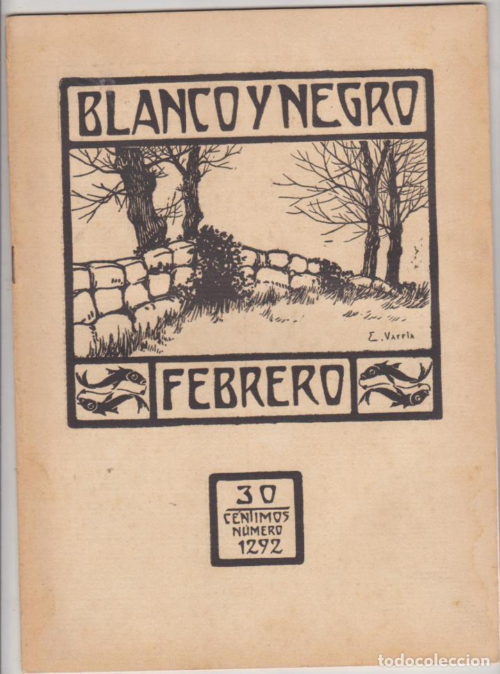 Collezionismo di Riviste e Giornali: Blanco y Negro n&ordm; 1292. Madrid 20 de Febrero de 1916