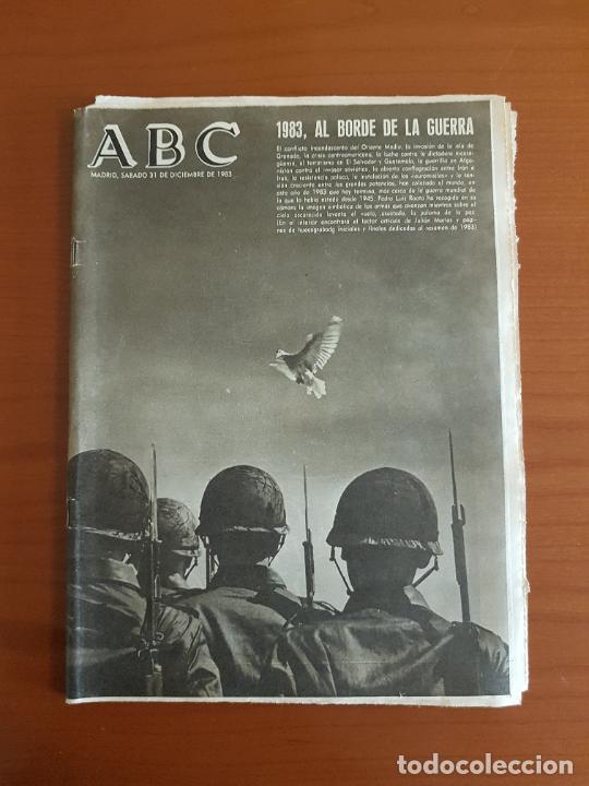 Coleccionismo de Revistas y Peri&oacute;dicos: ABC 31-10-1983 Al borde de la guerra