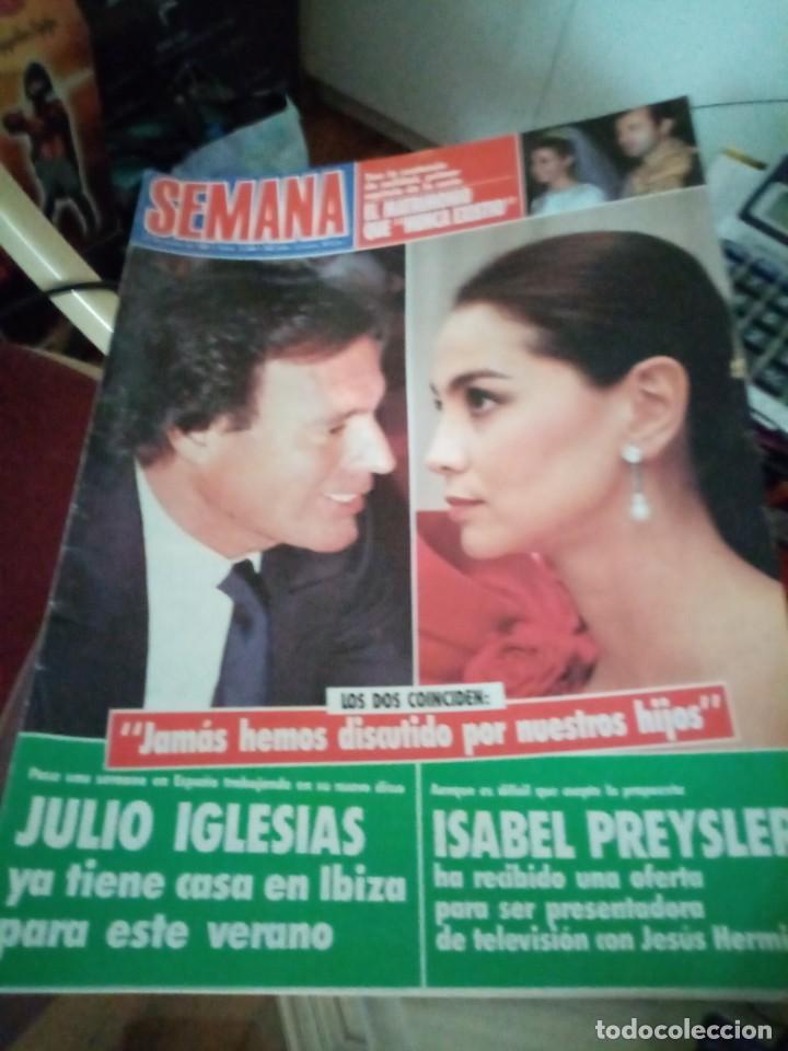 Coleccionismo de Revistas y Peri&oacute;dicos: Revista semana julio iglesias
