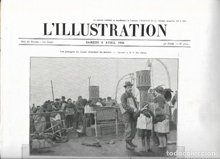 Coleccionismo de revistas y peri&oacute;dicos: l'illustration, num. 3814 8-04-1916