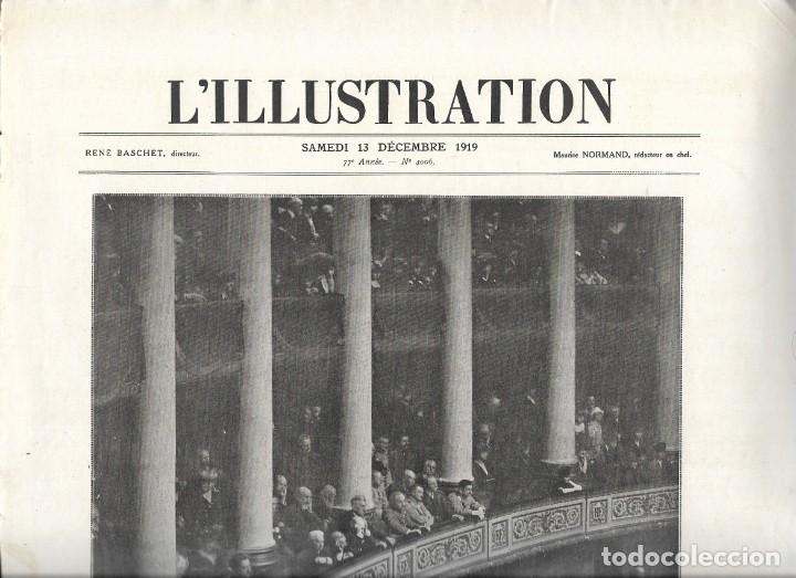 Coleccionismo de revistas y peri&oacute;dicos: l'illustration, num. 4006 13-12-1919