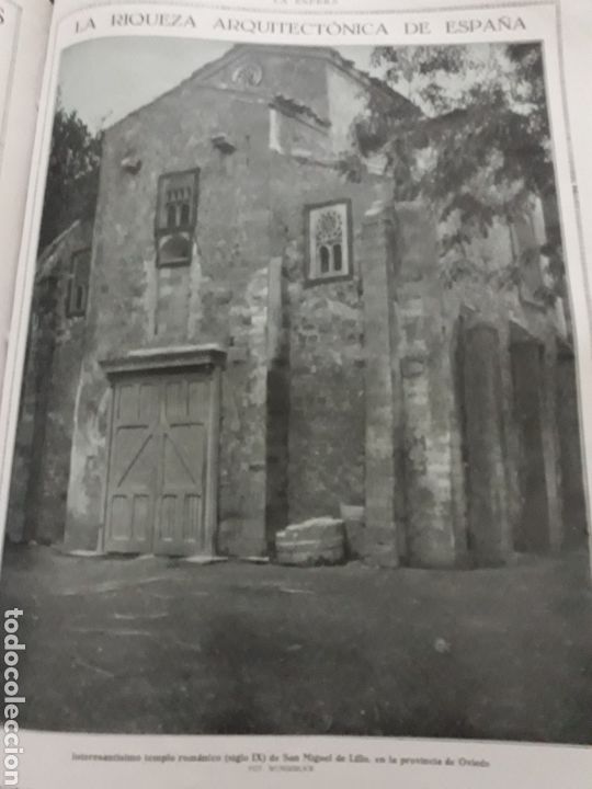 Coleccionismo de Revistas y Peri&oacute;dicos: TEMPLO ROM&Aacute;NICO DE SAN MIGUEL DE LILLO SUGLO IX . LAMINA DE 27 X 21 CM