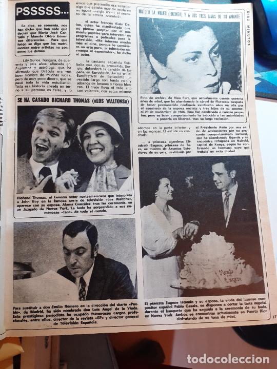 Coleccionismo de Revistas y Peri&oacute;dicos: richard thomas los walton elizabeth bagaya luis angel de la viuda
