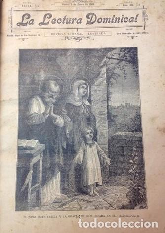 Coleccionismo de Revistas y Peri&oacute;dicos: LA LECTURA DOMINICAL.Revista semanal ilustrada.A&Ntilde;O 1902.COMPLETO EN UN TOMO..GRAN TAMA&Ntilde;O