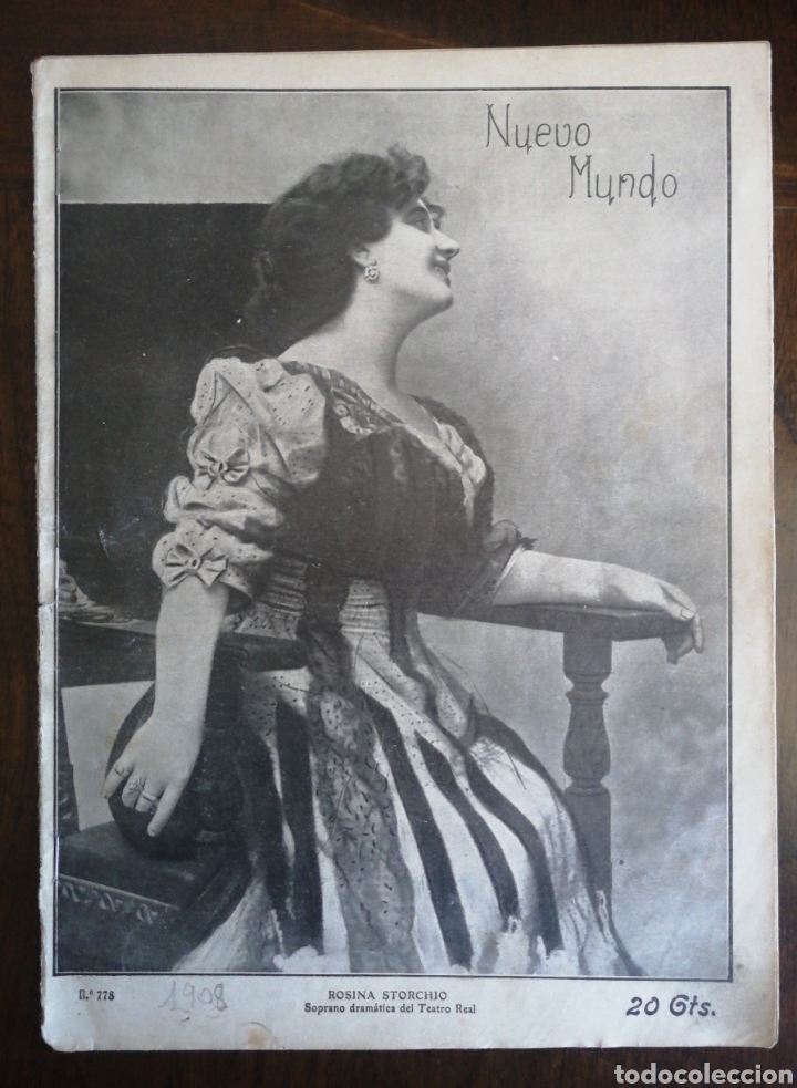 Coleccionismo de revistas y peri&oacute;dicos: NUEVO MUNDO 1908. ENVIO INCLUIDO.