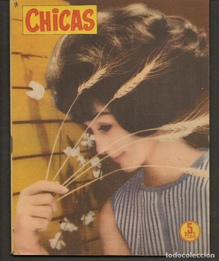 Coleccionismo de revistas y peri&oacute;dicos: REVISTA CHICAS. N&ordm; 459. CINE: ESPOSA DEL MAR. JOAN COLLINS; RICHARD BURTON/ SARA MONTIEL.(P/B9)
