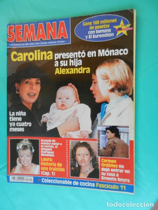 Coleccionismo de Revistas y Peri&oacute;dicos: SEMANA REVISTA N&ordm; 3120- DICEMBRE 1999 - CARMEN ORDO&Ntilde;EZ , CAROLINA PRESENTA A ALEXANDRA