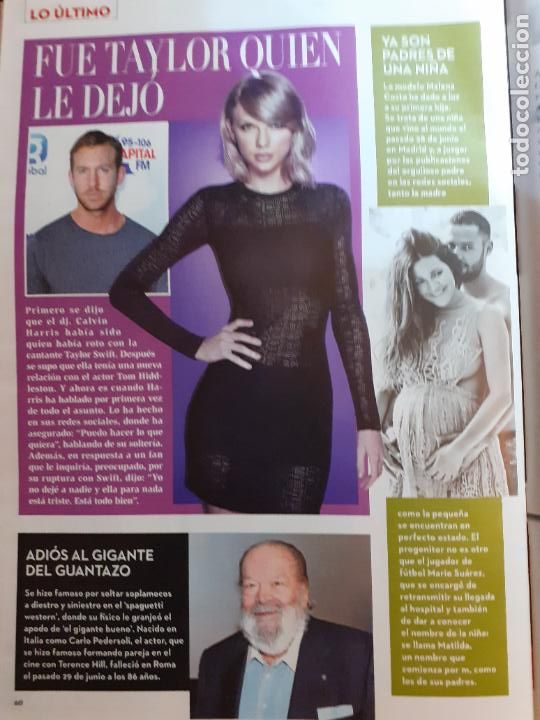 Coleccionismo de Revistas y Peri&oacute;dicos: TAYLOR SWIFT MALENA COSTA BUD SPENCER