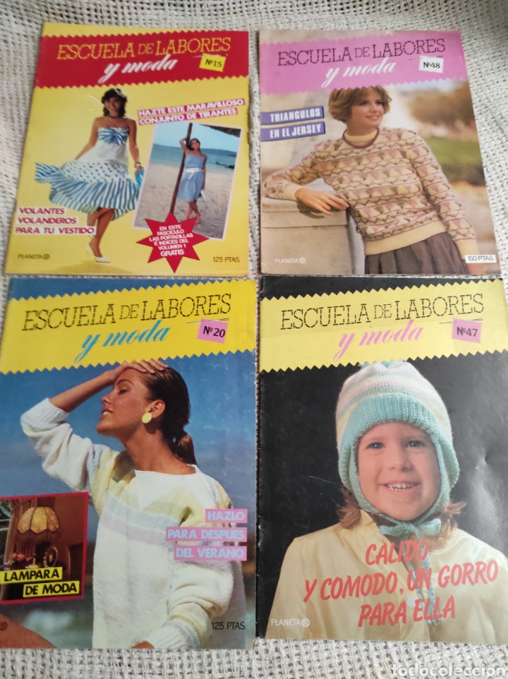 Coleccionismo de revistas y peri&oacute;dicos: FASCICULOS ESCUELA DE LABORES Y MODA LOTE DE 10 EJEMPLARES -ED. PLANETA