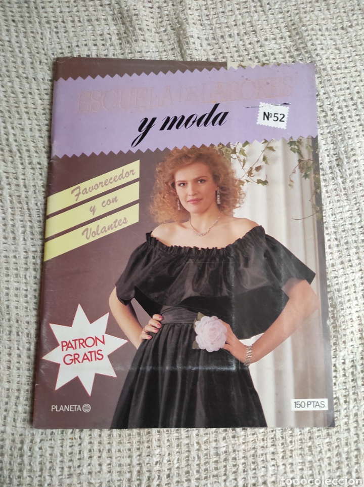 Collection Magazines and Newspapers: FASCICULO ESCUELA DE LABORES Y MODA N&ordm; 52 -ED. PLANETA CON PATRONES