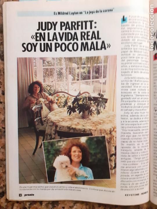 Coleccionismo de Revistas y Peri&oacute;dicos: JUDY PARFITT LA JOYA DE LA CORONA