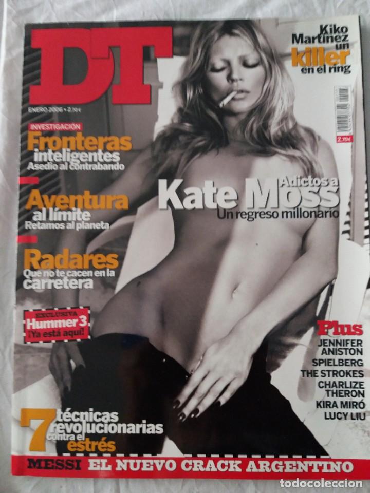 Coleccionismo de revistas y peri&oacute;dicos: REVISTA DT N&ordm; 115, ENERO 2006, KATE MOSS + MEGA POSTER CALENDARIO DESPLEGABLE DE EVA MENDES