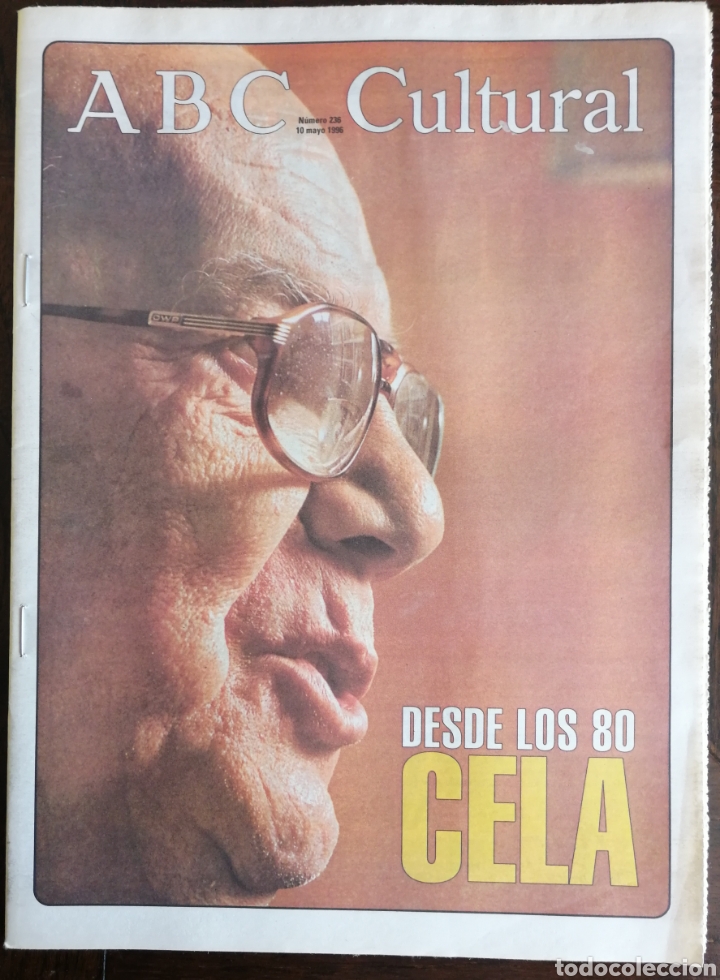Coleccionismo de Revistas y Peri&oacute;dicos: PERIODICO. - ABC CULTURAL 1996 - ESPECIAL CAMILO JOSE CELA. DESDE LOS 80. ENVIO INCLUIDO.