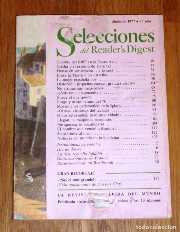 Coleccionismo de revistas y peri&oacute;dicos: SELECCIONES DEL READER&acute;S DIGEST. Tomo LXXIII ; N&ordm; 439 ; Junio de 1977