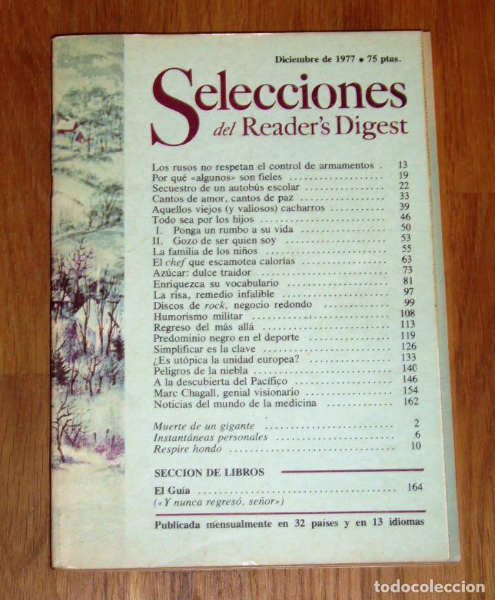 Coleccionismo de Revistas y Peri&oacute;dicos: SELECCIONES DEL READER&acute;S DIGEST. Tomo LXXIV ; N&ordm; 445 ; Diciembre de 1977