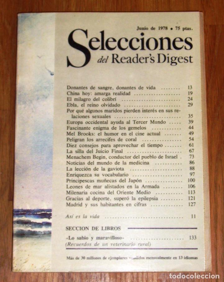 Coleccionismo de Revistas y Peri&oacute;dicos: SELECCIONES DEL READER&acute;S DIGEST. Tomo LXXV ; N&ordm; 451 ; Junio de 1978