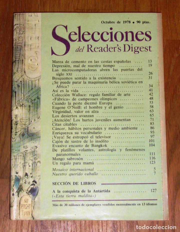 Coleccionismo de Revistas y Peri&oacute;dicos: SELECCIONES DEL READER&acute;S DIGEST. Tomo LXXVI ; N&ordm; 455 ; Octubre de 1978