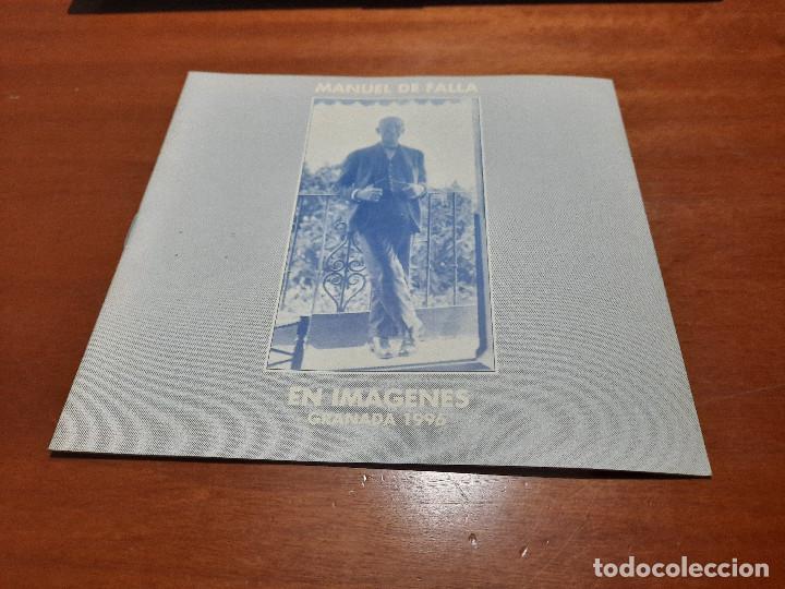 Coleccionismo de revistas y peri&oacute;dicos: MANUEL DE FALLA. EN IM&Aacute;GENES. GRANADA 1996. CUADERNILLO DE 8 P&Aacute;GINAS EN HOMENAJE. DIFICIL. e3 3