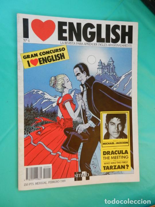 Coleccionismo de revistas y peri&oacute;dicos: I LOVE ENGLISH , N&ordm; 4 - MICHAEL JACKSON - LA REVISTA JOVEN PARA MEJORAR TU INGLES - SM
