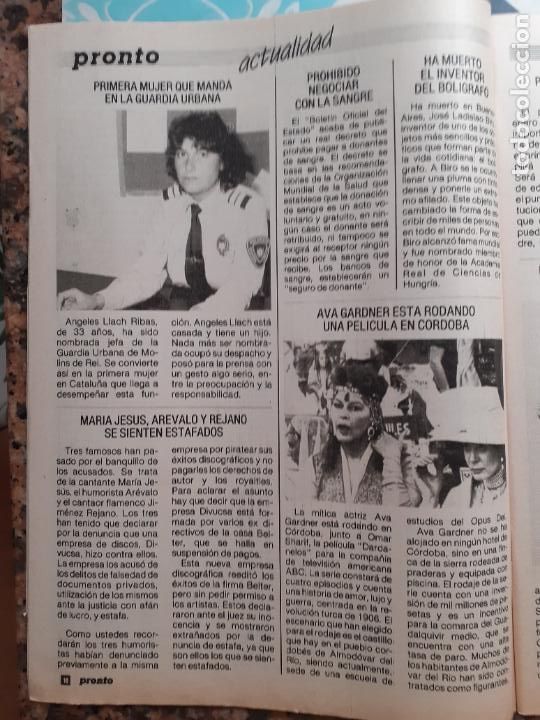 Coleccionismo de Revistas y Peri&oacute;dicos: AVA GARDNER EN CORDOBA