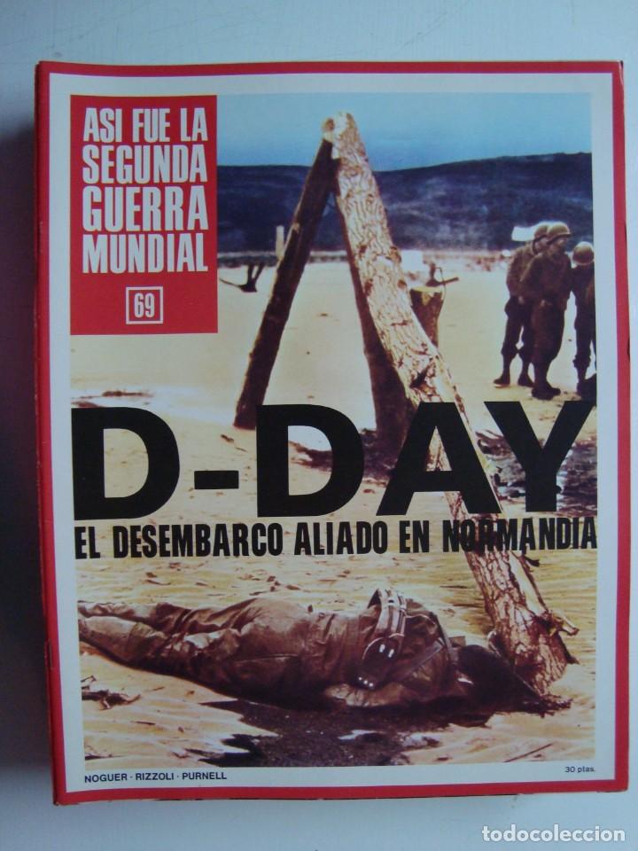 Coleccionismo de revistas y peri&oacute;dicos: ASI FUE LA SEGUNDA GUERRA MUNDIAL 14 n&uacute;meros: del 66 al 79; D&iacute;a D; Normand&iacute;a; Par&iacute;s;
