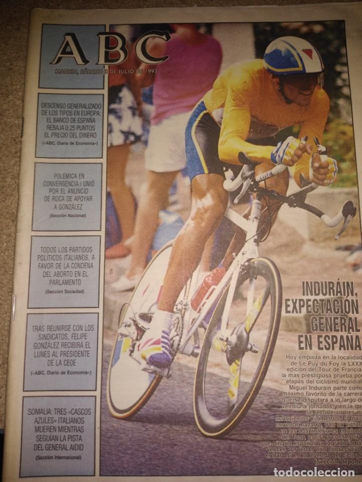 Coleccionismo de Revistas y Peri&oacute;dicos: Peri&oacute;dico ABC Madrid 03-07-1993