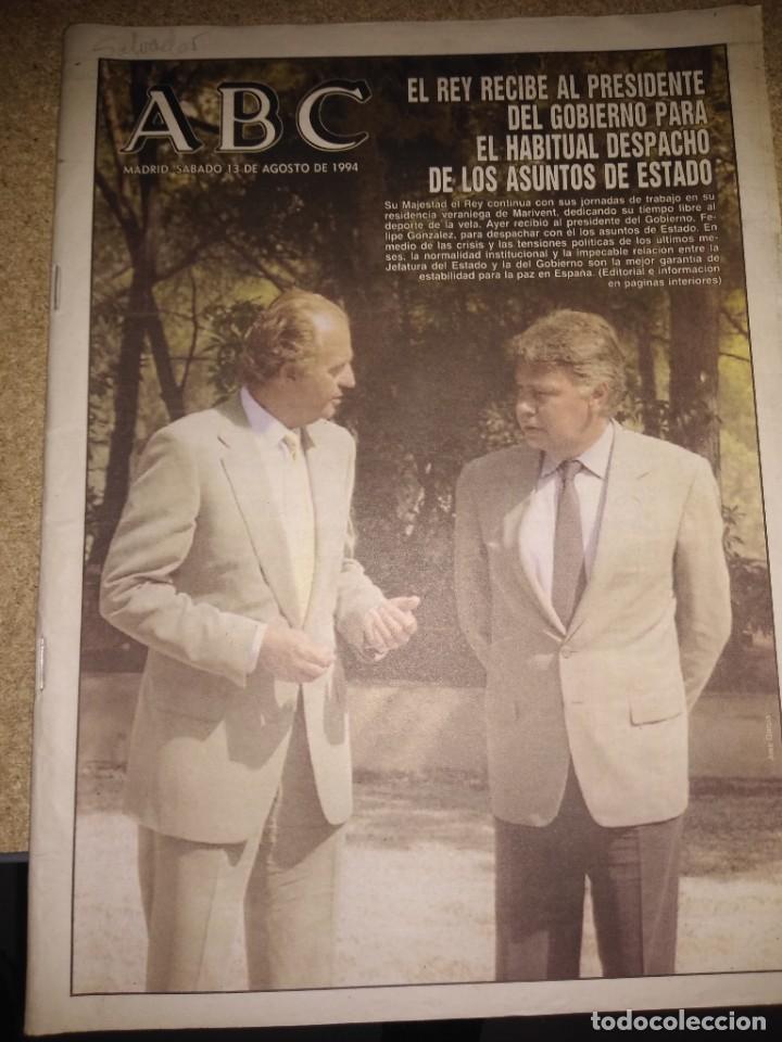 Coleccionismo de Revistas y Peri&oacute;dicos: Peri&oacute;dico ABC Madrid 13-08-1994