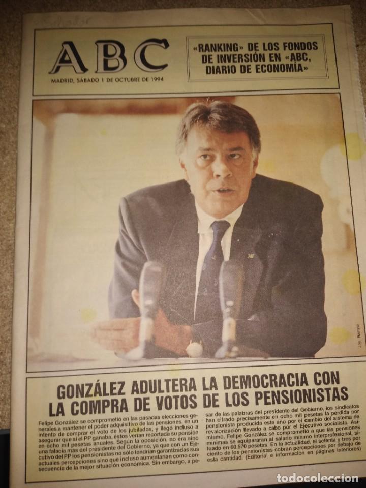 Coleccionismo de Revistas y Peri&oacute;dicos: Peri&oacute;dico ABC Madrid 01-10-1994