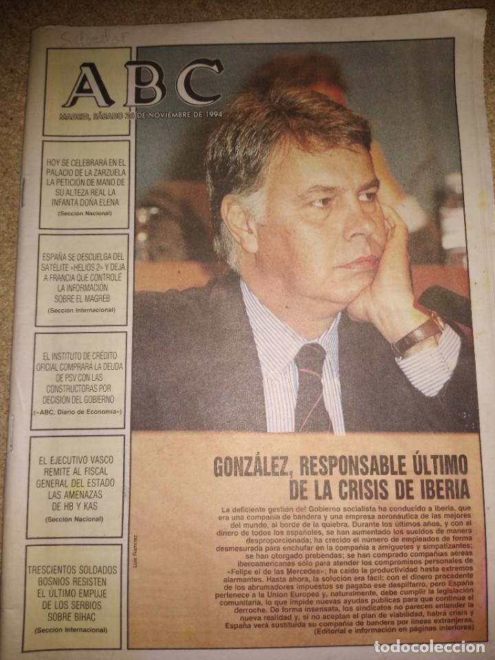 Coleccionismo de Revistas y Peri&oacute;dicos: Peri&oacute;dico ABC Madrid 26-10-1994
