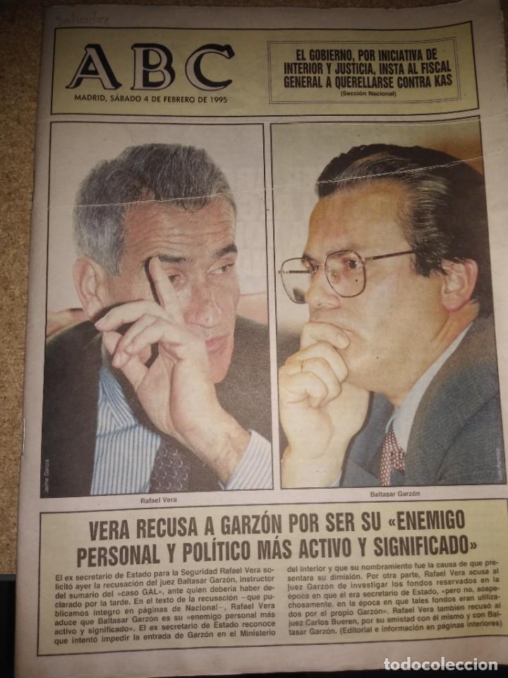 Coleccionismo de Revistas y Peri&oacute;dicos: Peri&oacute;dico ABC Madrid 04-02-1995