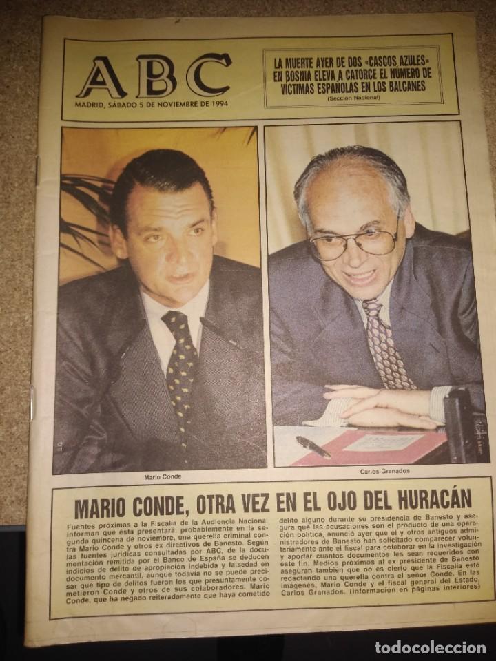 Coleccionismo de Revistas y Peri&oacute;dicos: Peri&oacute;dico ABC Madrid 05-11-1994