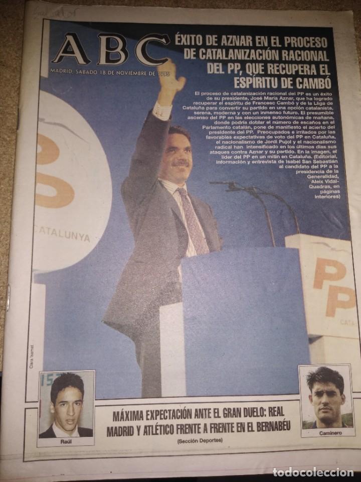 Coleccionismo de Revistas y Peri&oacute;dicos: Peri&oacute;dico ABC Madrid 18-11-1995