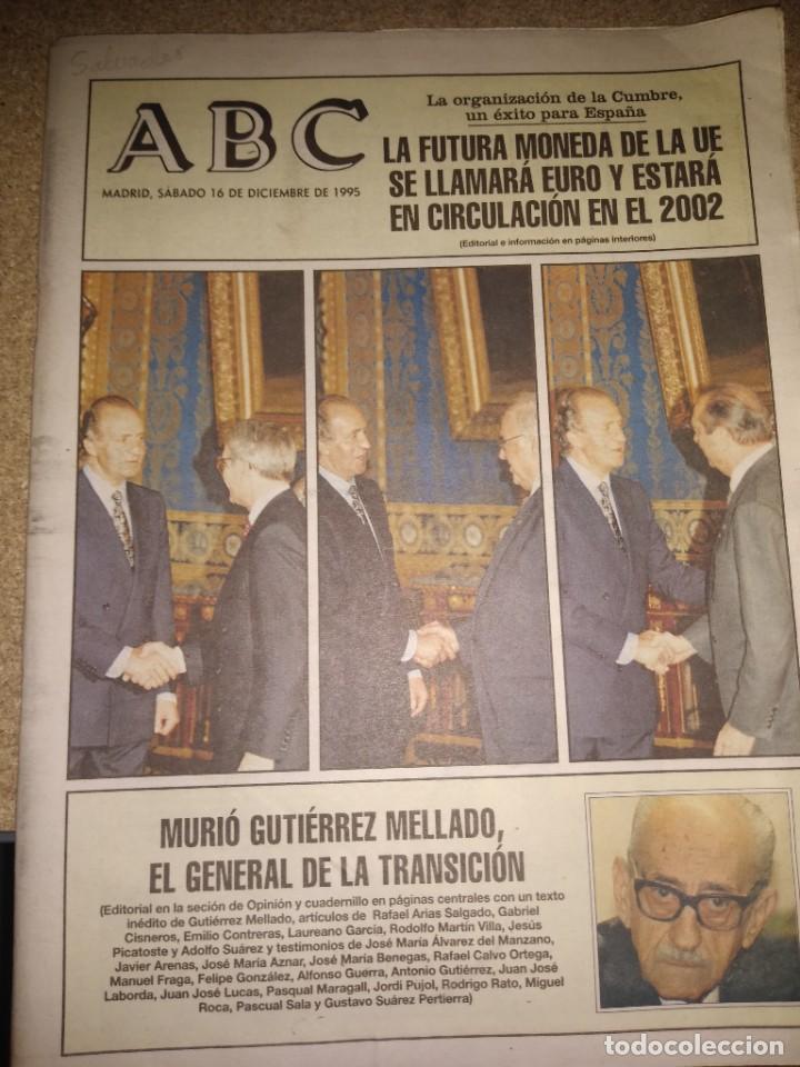 Coleccionismo de Revistas y Peri&oacute;dicos: Peri&oacute;dico ABC Madrid 16-12-1995