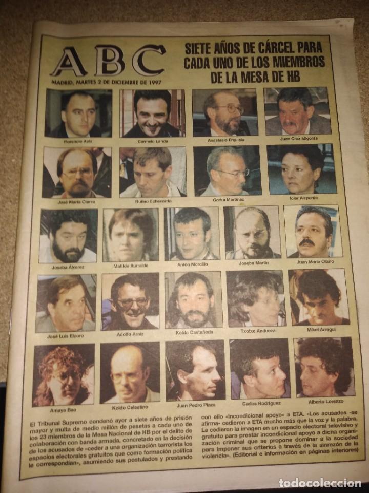 Coleccionismo de Revistas y Peri&oacute;dicos: Peri&oacute;dico ABC Madrid 02-12-1997
