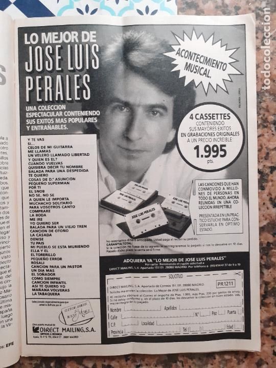Coleccionismo de Revistas y Peri&oacute;dicos: ANUNCIO JOSE LUIS PERALES