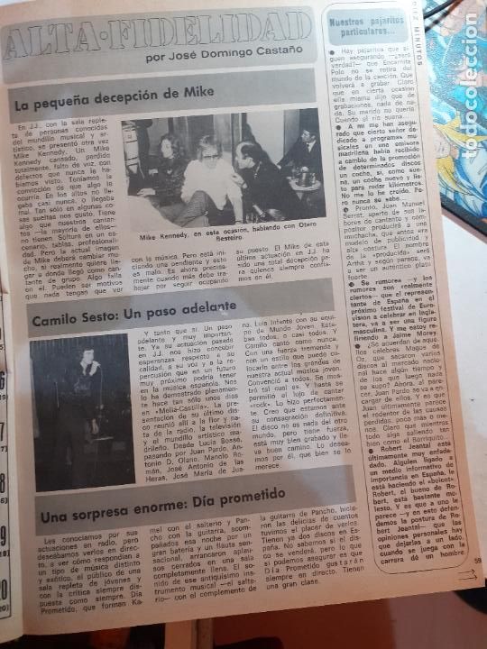 Coleccionismo de revistas y peri&oacute;dicos: CAMILO SESTO MIKE KENNEDY