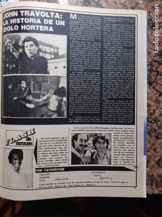 Coleccionismo de Revistas y Peri&oacute;dicos: LA BIONDA JULIO IGLESIAS JOHN TRAVOLTA