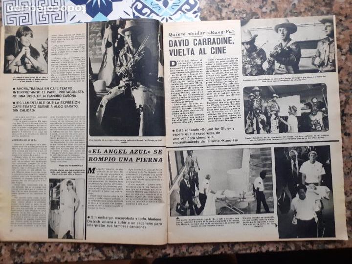 Coleccionismo de Revistas y Peri&oacute;dicos: marlene dietrich david carradine