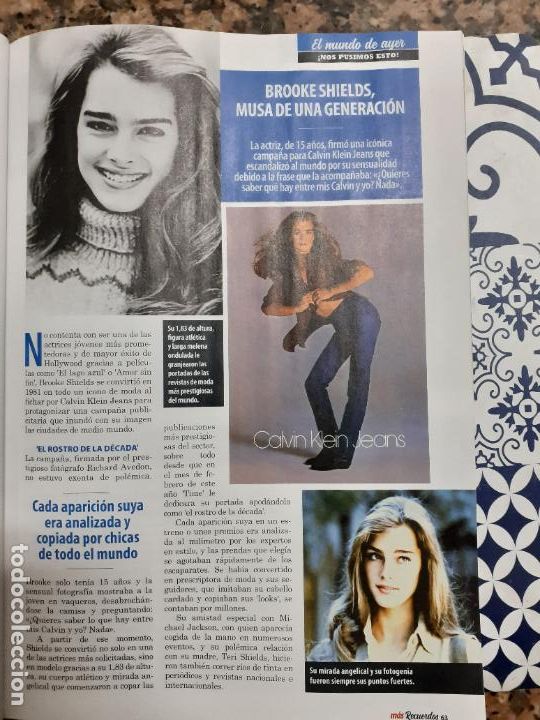Sammeln von Zeitschriften und Zeitungen: BROOKE SHIELDS