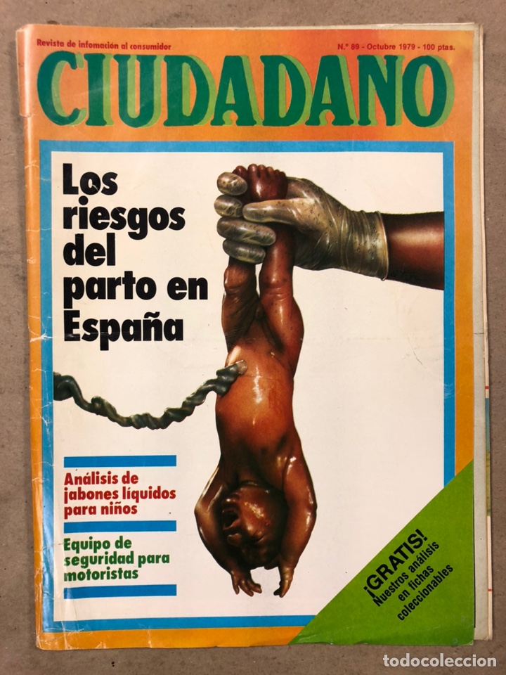 Sammeln von Zeitschriften und Zeitungen: CIUDADANO N&deg; 89 (1979). ZAPATOS DEPORTIVOS, SUMINISTRO DE AGUA EN ESPA&Ntilde;A,...