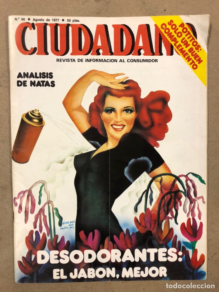 Collectionnisme de Revues et Journaux: CIUDADANO N&deg; 66 (1978). AN&Aacute;LISIS DESODORANTES, POTITOS, NATAS, AMBIENTADORES,...