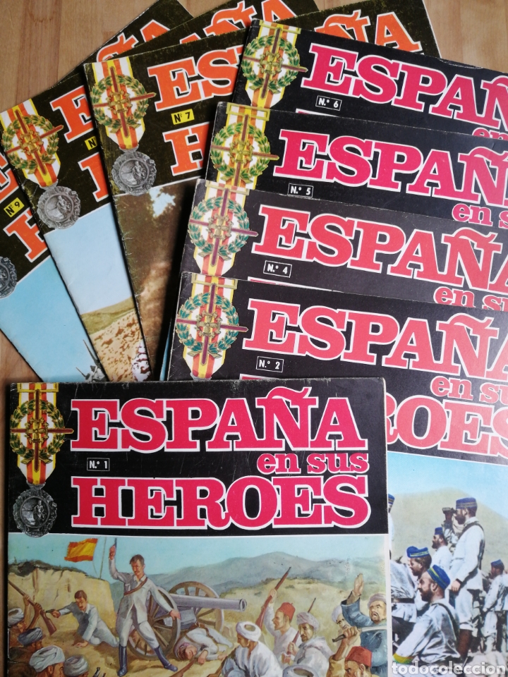 Collection Magazines and Newspapers: Lote Espa&ntilde;a en sus heroes n&deg;s 1,2,4,5,6,7,8,.Posibilidad de venta individual, ver descripcion